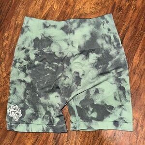 Darc Sport Green and Black Athletic Shorts